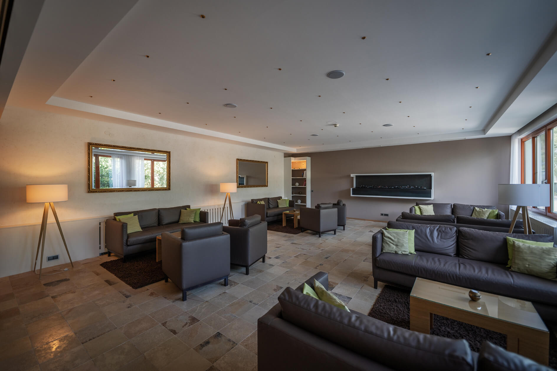 Lounge Hotel Wende Lounge mit Kamin